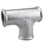 131-T spruitstuk 90° verzinkt ISO-E1